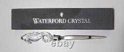 EXCELLENT Waterford Society Crystal SEAHORSE 2005 Letter Opener 8 1/2 in Box
