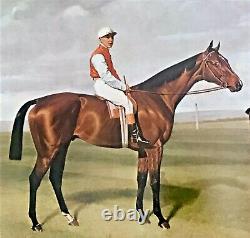 Emil Adam Numbered Ltd Ed Isingling Thoroughbred Equestrian Horse Jockey Print