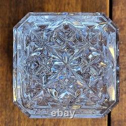 Four Waterford Crystal Keepsake Trinket Boxes Lids Marked