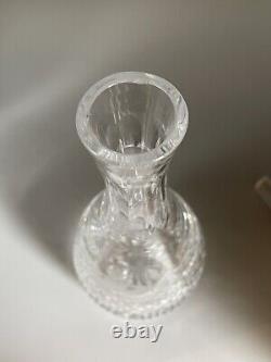 Galway Irish Crystal Decanter in Claddagh Pattern, Exc Cond HTF, Orig Stopper