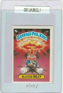 Garbage Pail Kids Blasted Billy 8b GPK Topps 1985 British Series 1 UK mini 2x3