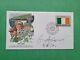 Gerry Adams Sinn Fein Ira Hand Signed Fdc Honoring Ireland