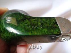 Green Peterson #80S Sterling Silver Spigot Fishtail Estate Pipe FREE SHIPPING