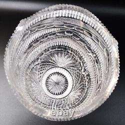HERITAGE IRISH CRYSTAL 12 Eimear Vase Lead Crystal Master Cutter Crafted
