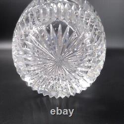 HERITAGE IRISH CRYSTAL 12 Eimear Vase Lead Crystal Master Cutter Crafted