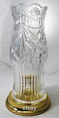 HURRICANE CANDLE HOLDER by Waterford 12 tall NEW NEVER USED made in Ireland