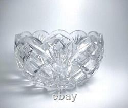 Heritage Irish Crystal Cathedral 7 Bowl Scalloped made in Waterford