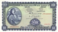 Ireland 10 Pounds P-66d 1976 dated Foreign Paper Money Paper Money For