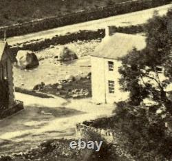 Ireland Eire Wiclow Vale of Glendalough Old Albumen Photo 1875