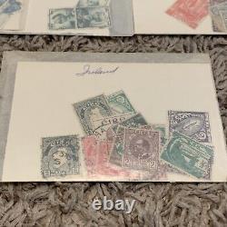 Ireland Stamp Collection In Glassines. Great Lot Of Early Eire Stamps