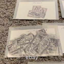 Ireland Stamp Collection In Glassines. Great Lot Of Early Eire Stamps