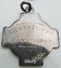 Irish 1943 Sterling Silver Holy Medal Confirmation Holy Spirit Power Waterford
