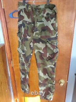 Irish Defence Forces Summer DPM Trousers Paddyflage 32 waist 31 inseam