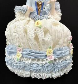 Irish Dresden Lolita Ireland Lolietta Blue Figurine Lace Doll