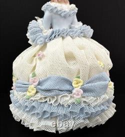 Irish Dresden Lolita Ireland Lolietta Blue Figurine Lace Doll