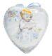 Irish Dresden Muller Volkstedt Little Sweetheart Lace Porcelain Wall Mount Rare