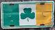 Irish Shamrock License Plate Ireland Flag