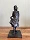 Jeanne Rynhart Bronze Sculpture Dancing At Crossroads 1980's Made In Ireland