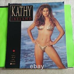 Kathy Ireland 1996 Over-Size Calendar 17X12