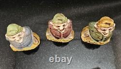 LOT of 3 Wade England (Ireland) Leprechaun Figurines