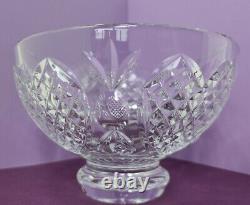 LOVELY 6 Waterford Crystal Footed Round Bowl Wedding Heirloom Collection EUC