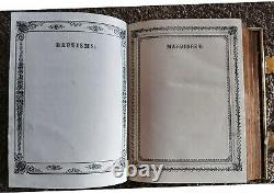 Large Leather Family Catholic Douay Vulgate Bible Irish Dublin 1871 Fine Binding