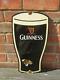 Large Porcelain Enamel On Steel Sign Guinness Glass / Dublin Ireland