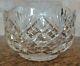 Large Waterford Crystal Bowl From Ireland Width 8 & 5 Tall