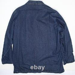 Lee Valley Vintage Collection Mens Denim Chore Coat XL Blue Jean Jacket Ireland