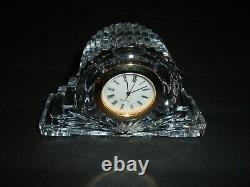 Lot of 8 Waterford Crystal Small Clocks