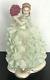 Mz Irish Dresden Lace Rose Of Tralee Emerald Collection Figurine Vintage Mint