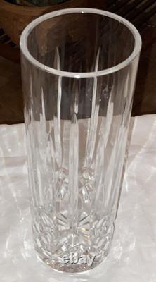 Magnificent WATERFORD CRYSTAL Lismore 12 Straight Vase, Collectible, MINT