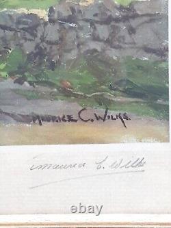 Maurice C Wilks, original signed print, 21 x 16, Mulvaney Bros. Dublin