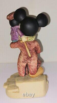 Mickey Mouse with Young Mickey Ireland Christmas figurine