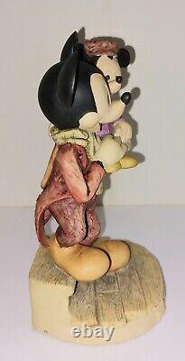 Mickey Mouse with Young Mickey Ireland Christmas figurine
