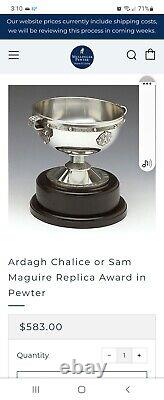 Mullingar Pewter Ardagh Chalice Sam Maguire Replica Award Ireland