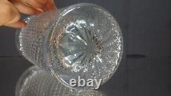 NEAR MINT! 10 Waterford ALANA Vase CUT CRYSTAL Hobnail SIGNED