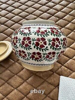 Nicholas Mosse Pottery Ireland Handcrafted Old Rose Bowl + Lid