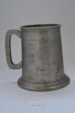 Old Vintage Mug Cup Tin Half a Pint Antique Decor Ireland 1978 Height 10 cm