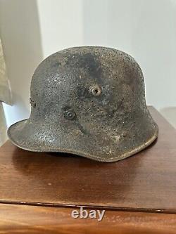 Original 1927 Irish Vickers M27 Helmet Stamped H6578? WW1 German Design