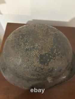 Original 1927 Irish Vickers M27 Helmet Stamped H6578? WW1 German Design