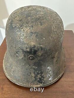 Original 1927 Irish Vickers M27 Helmet Stamped H6578? WW1 German Design