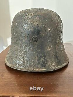 Original 1927 Irish Vickers M27 Helmet Stamped H6578? WW1 German Design