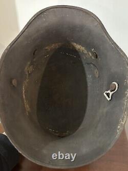 Original 1927 Irish Vickers M27 Helmet Stamped H6578? WW1 German Design