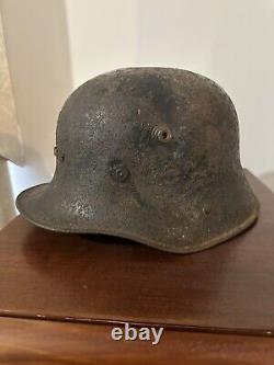 Original 1927 Irish Vickers M27 Helmet Stamped H6578? WW1 German Design