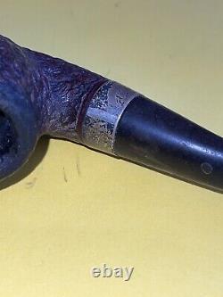 PETERSON Estate Pipe Sterling Silver PIPE DONEGAL ROCKY 3 P-lip