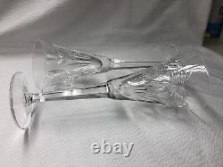 Pair Of Waterford Millennium Health & Prosperity Champagne Toasting Flutes