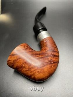 Peterson Deluxe 5S! 1984 Silver Ferrule Calabash Irish Estate Pipe