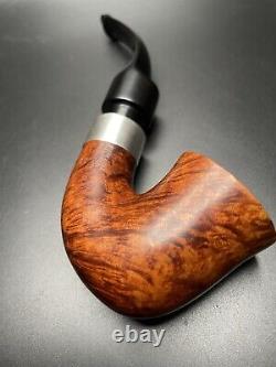 Peterson Deluxe 5S! 1984 Silver Ferrule Calabash Irish Estate Pipe