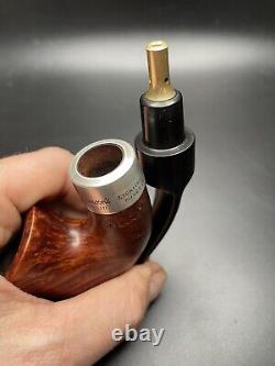 Peterson Deluxe 5S! 1984 Silver Ferrule Calabash Irish Estate Pipe